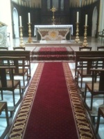 Axminster carpet for a Church