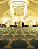 Patterned wool carpets for Mosques worldwide