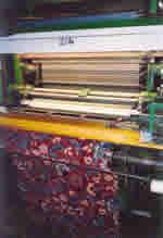 Narrow loom traditional wilton loom