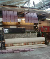 Wilton carpets broadloom with jacquard cards system