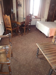 The Pindots Petits Points Axminster Carpet Collection - Chocolate Brown