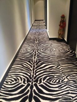 The Zebra print Axminster Carpets Collection - 80% wool / 20% nylon - 4m / 13'1" width