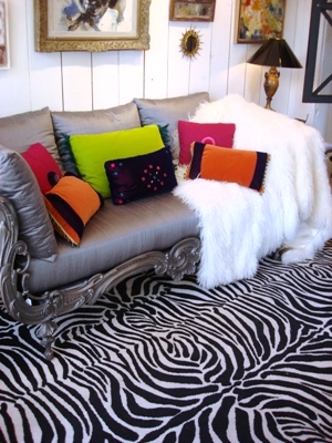The Zebra print Axminster Carpets Collection - 80% wool / 20% nylon - 4m / 13'1" width