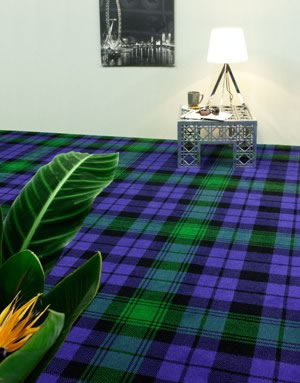 Tartan axminster carpets collection - 80% wool and 20% nylon - Col. Olympian Blue