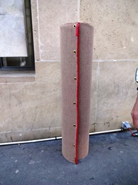 Red carpet for VIP's at the H&ocirc;tel du collectionneur - 75008 Paris - France