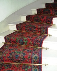 Stair carpet runner wilton woven